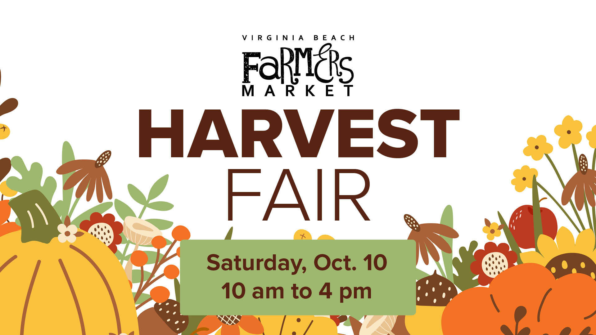 Harvest Fair event information banner