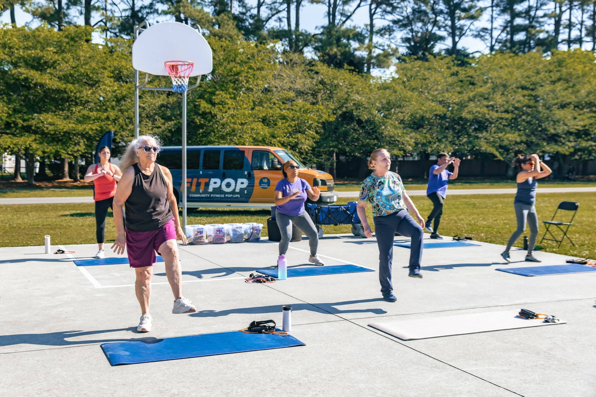 Fit Pop Cardio and Resistance class at Red Wing Park