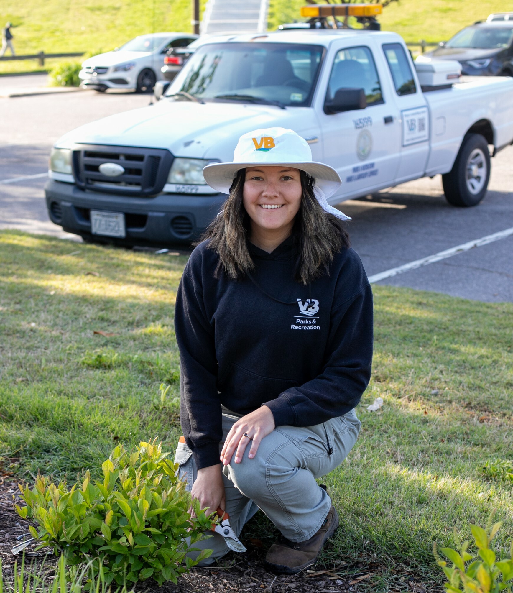 Horticulturalist Jenna