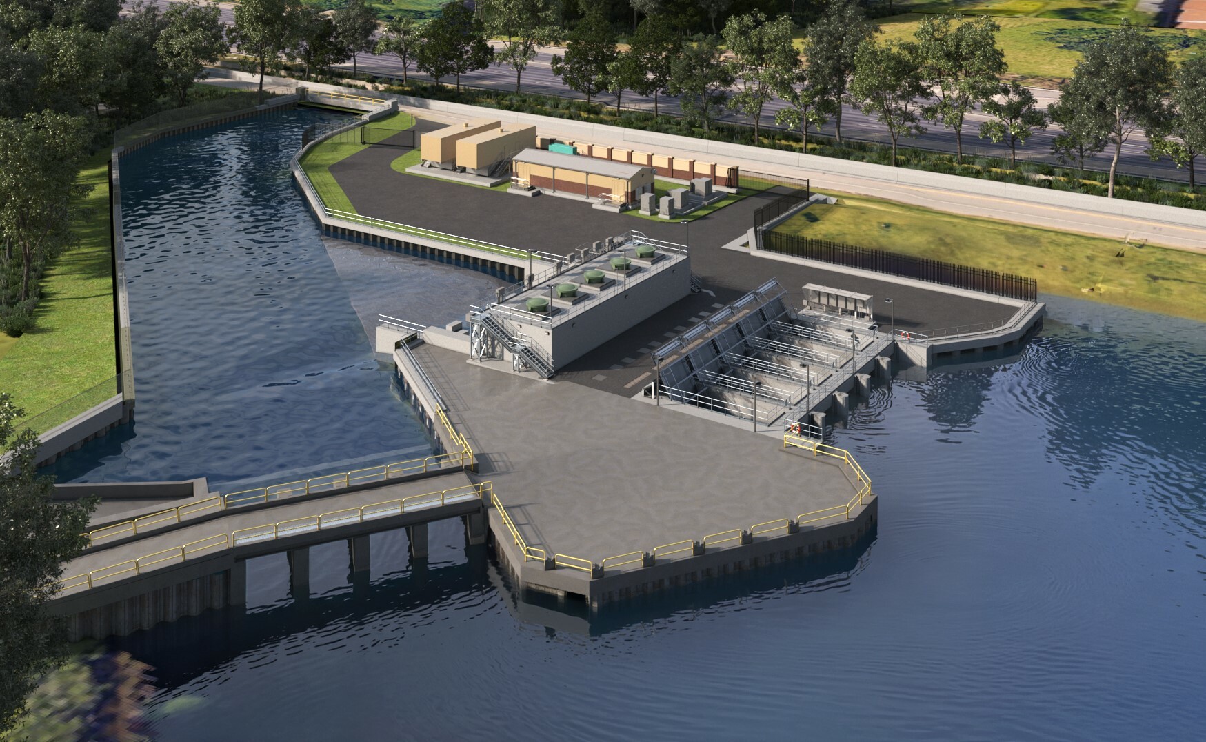 Rendering of Windsor Woods Pump Station