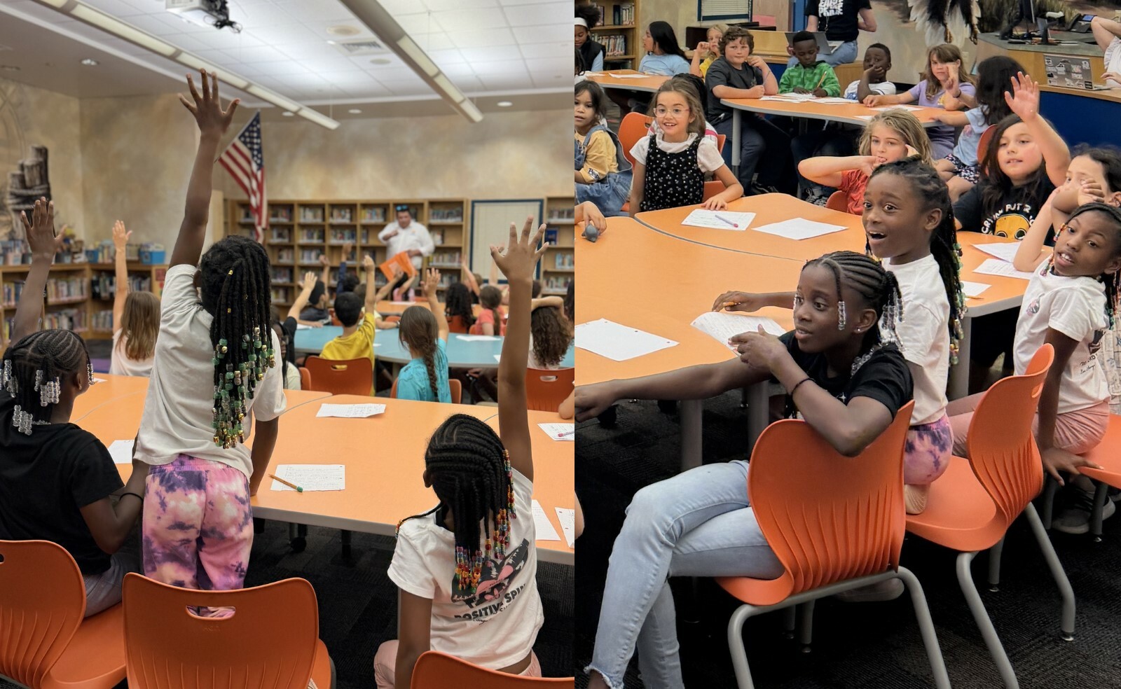 Thalia Elementary 4th graders engaged in learning