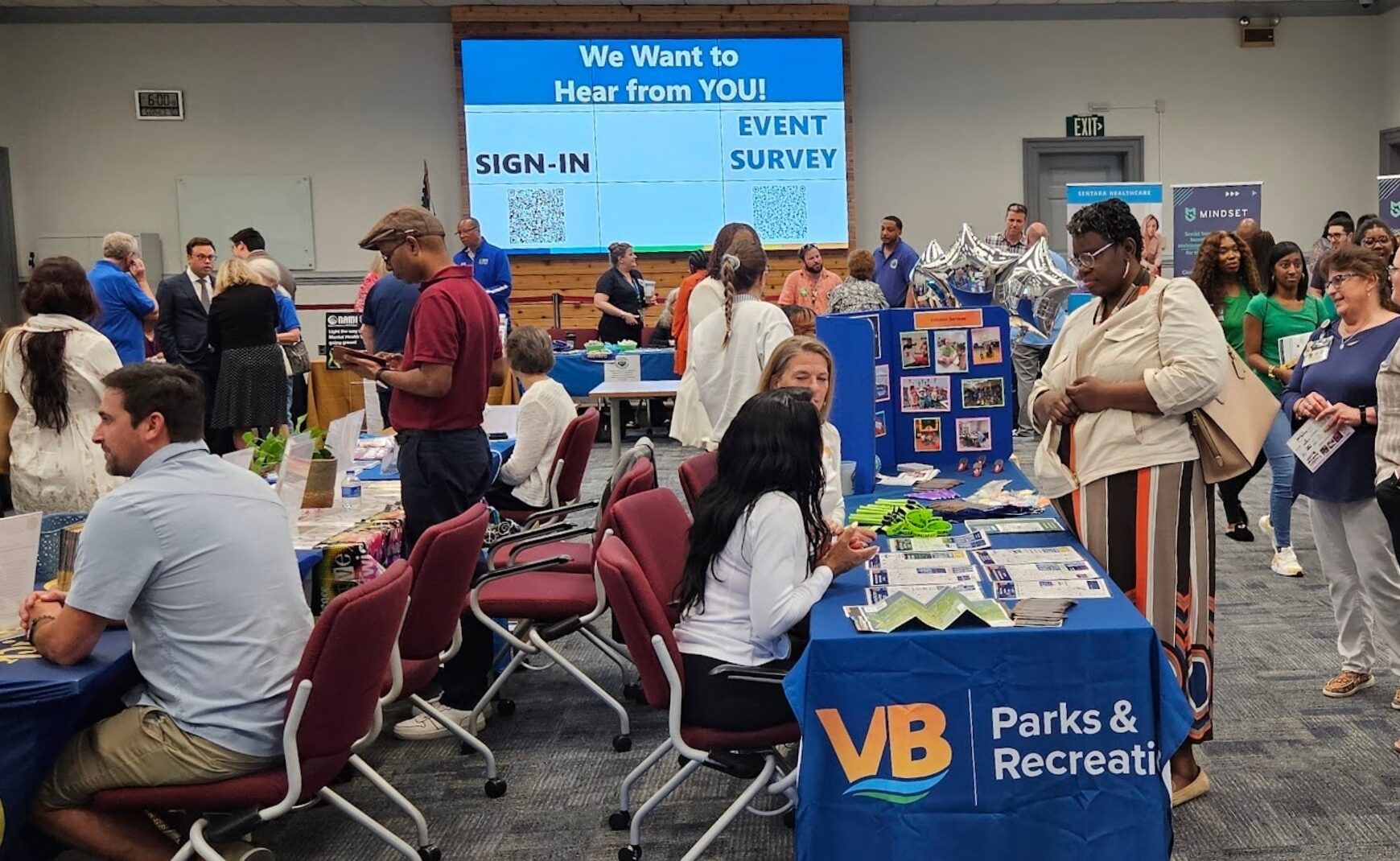 Attendees Mental Health and Wellness Resource Fair