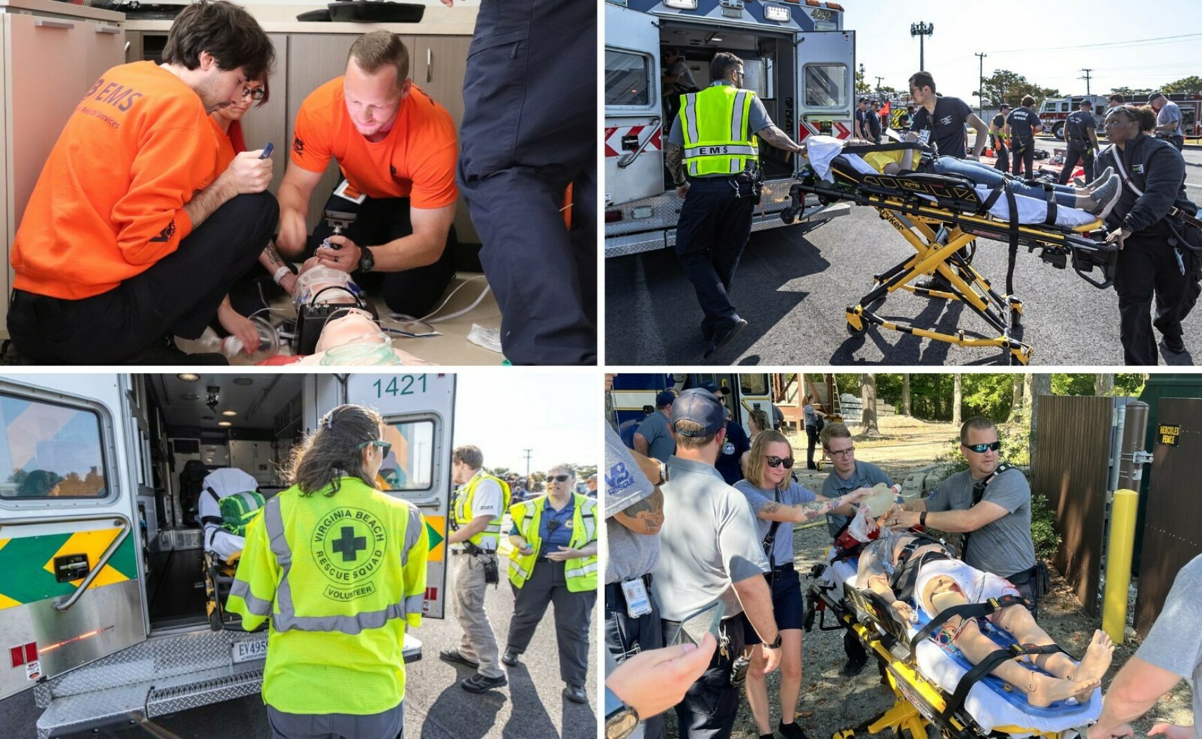 Collage of EMS members for EMS Week 2026