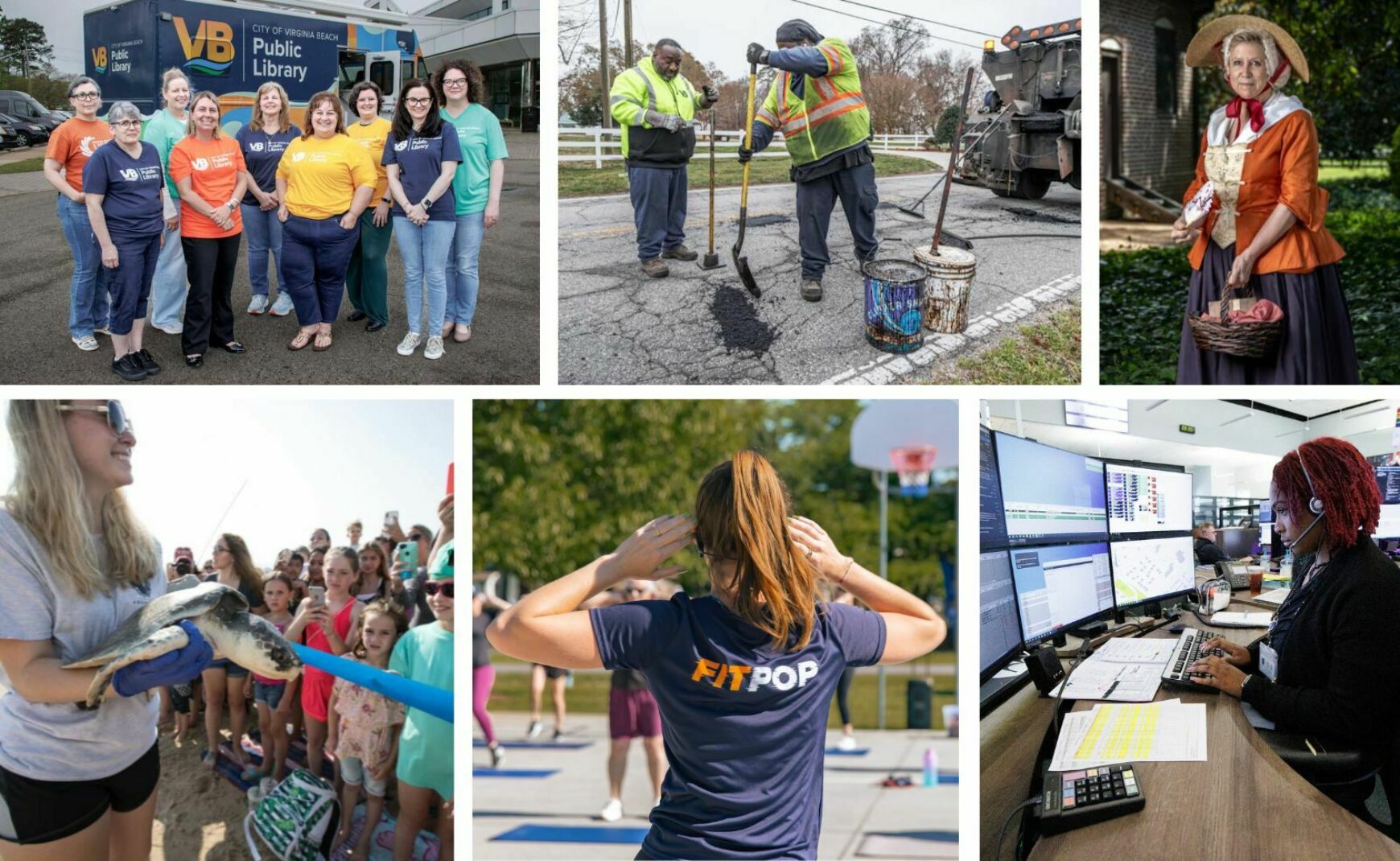 Labor Day 2026 City employees collage
