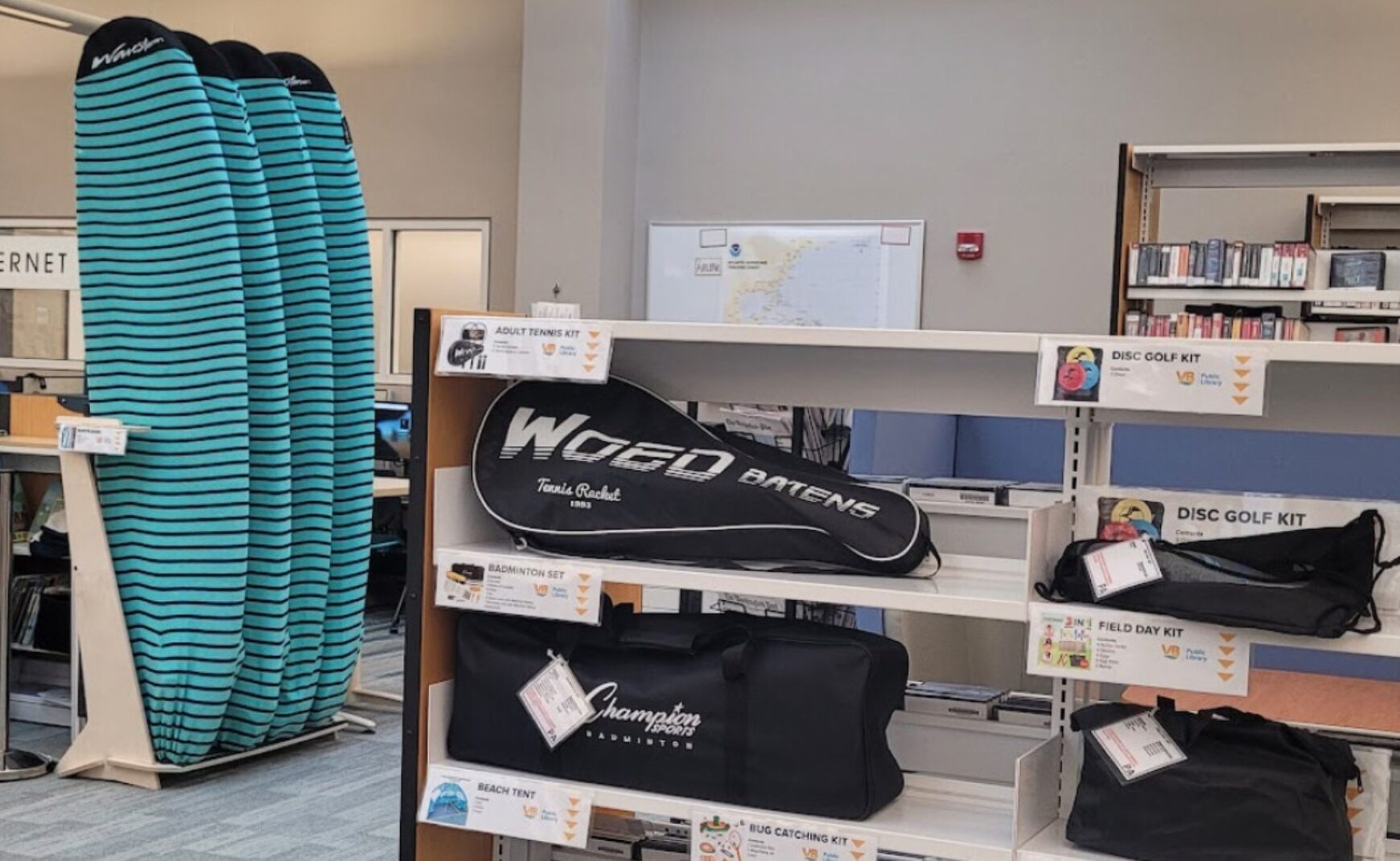 Library of Things Surf Boards and Outdoor Items