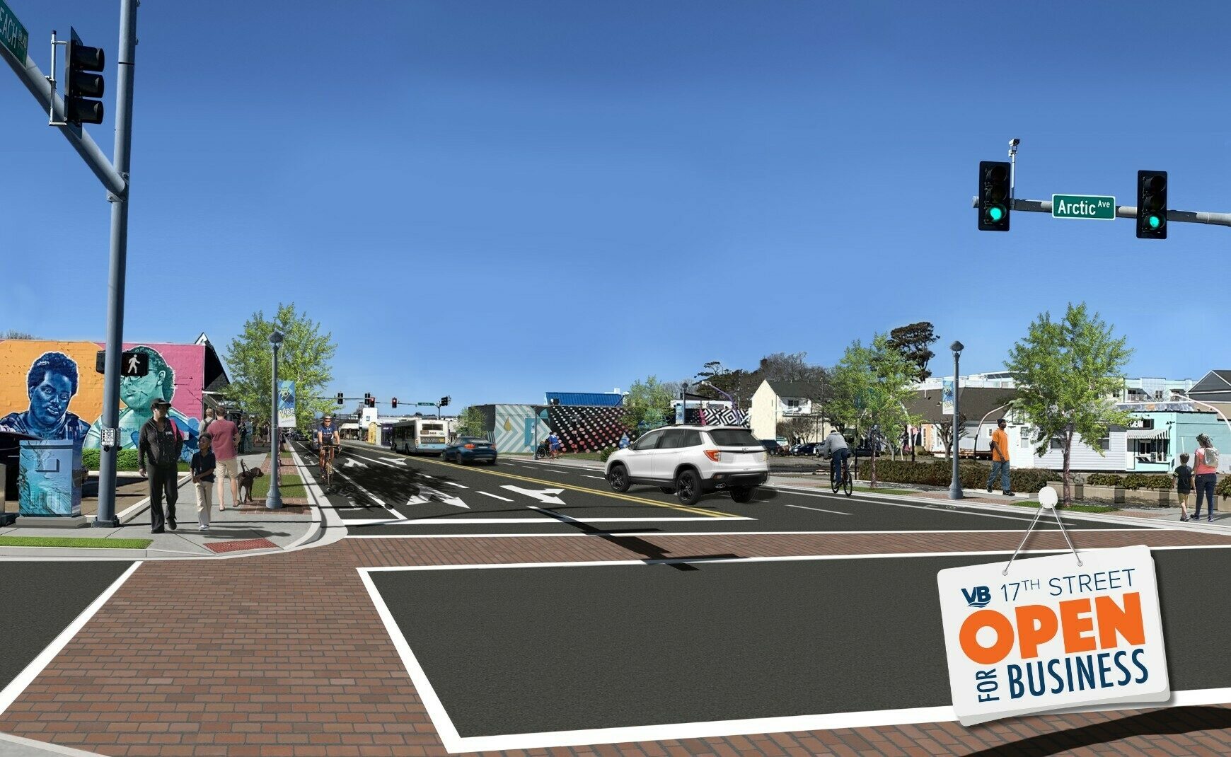 Rendering of 17th Street Virginia Beach Blvd
