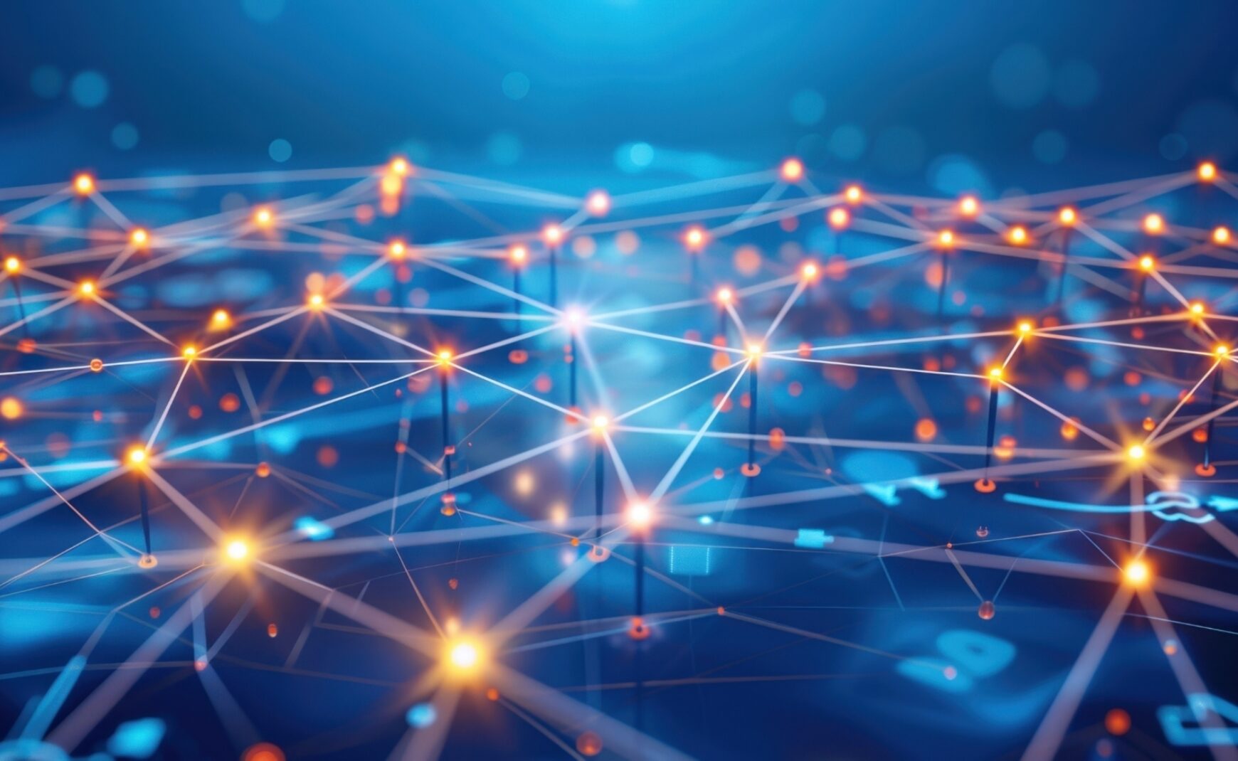 Rendering of interconnected technology nodes and messages passing between them