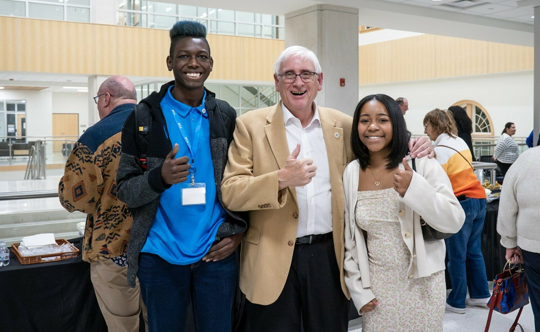 Attendees with mayor dyer at Feb 2026 HOPE event