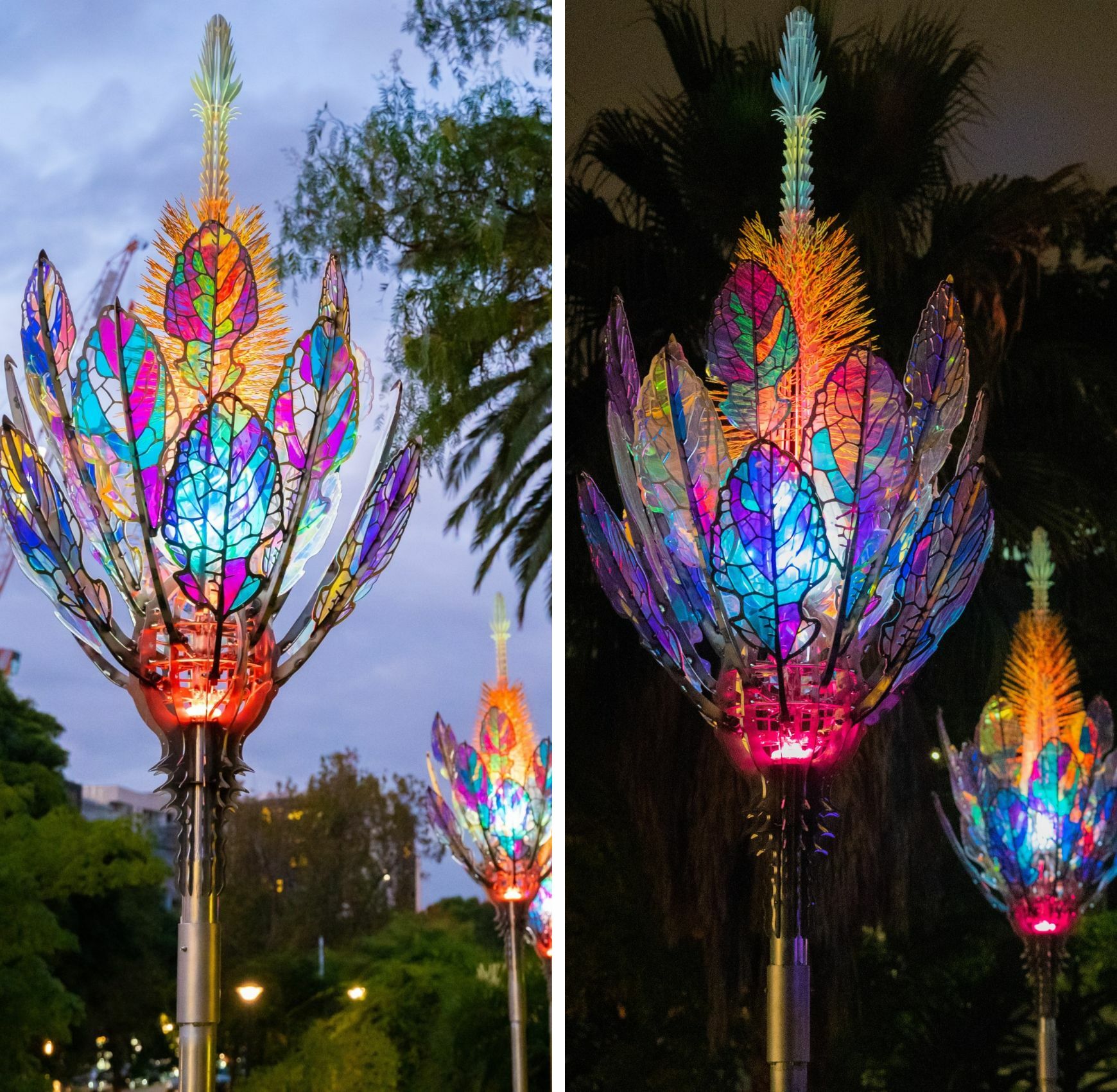 Guardian flower lights day and night