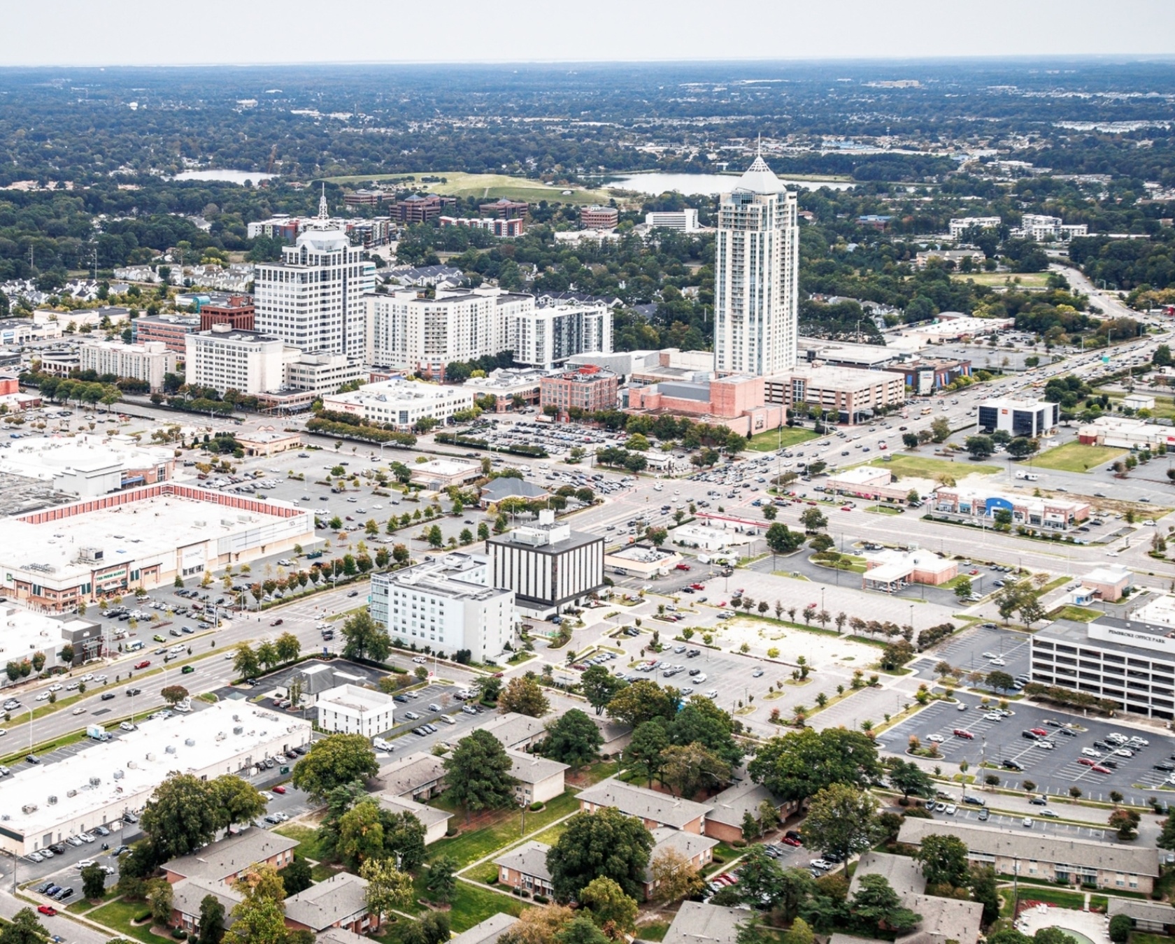 Town Center viewed from Pembrooke area