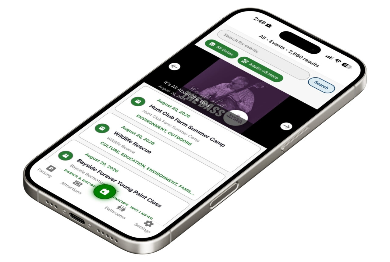 VB Go app on iphone display