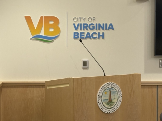 City of Virginia Beach wall sign