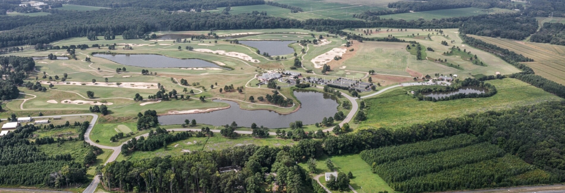 Virginia Beach National Golf Course from air