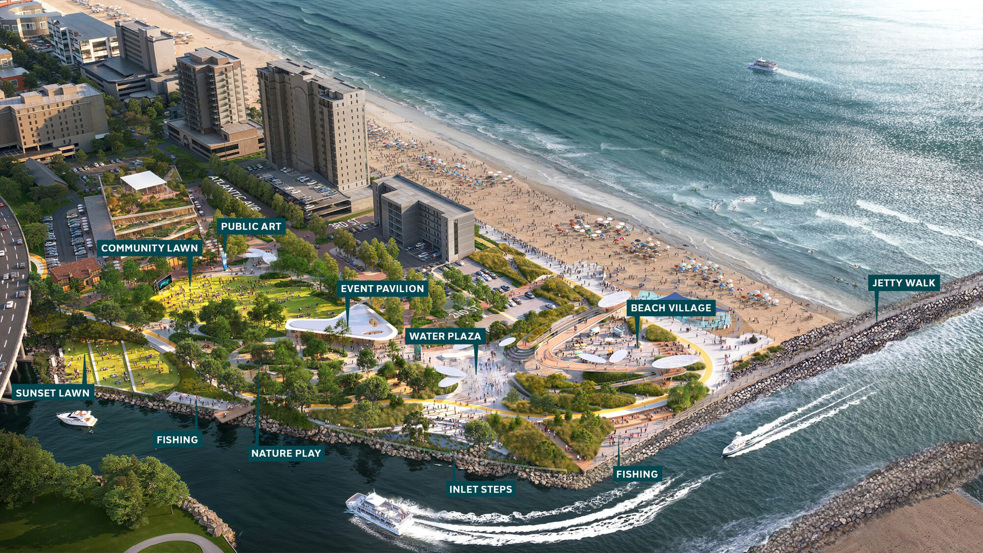 Rudee Park aerial concept