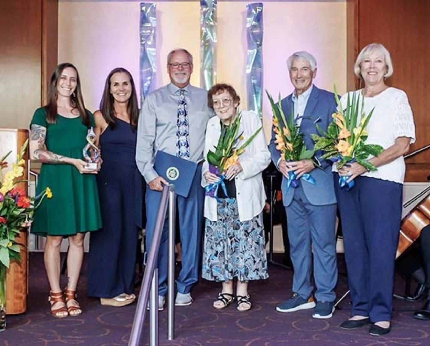 Virginia Beach Champion for the Arts Winners and Family web