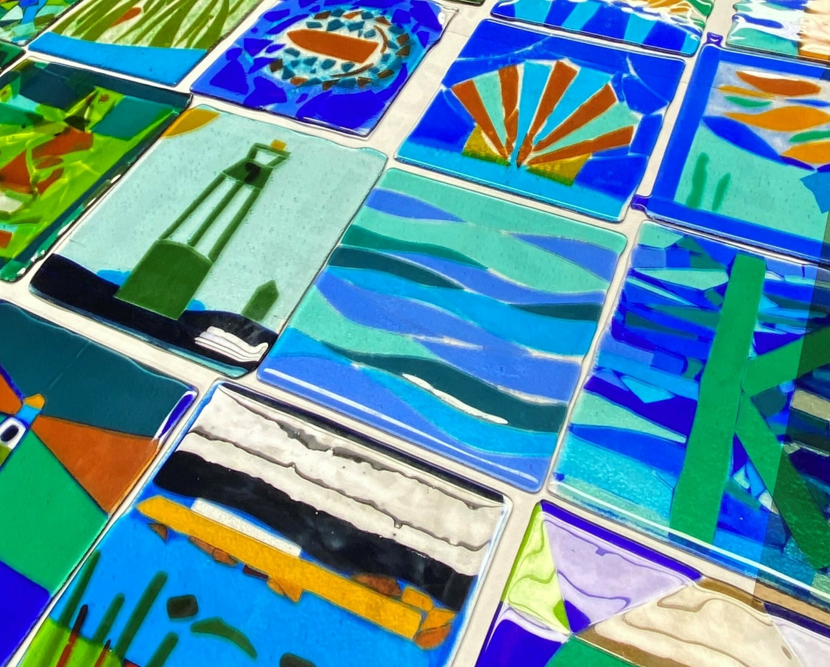 Artwork Creation Process Tiles Historic Kempsville