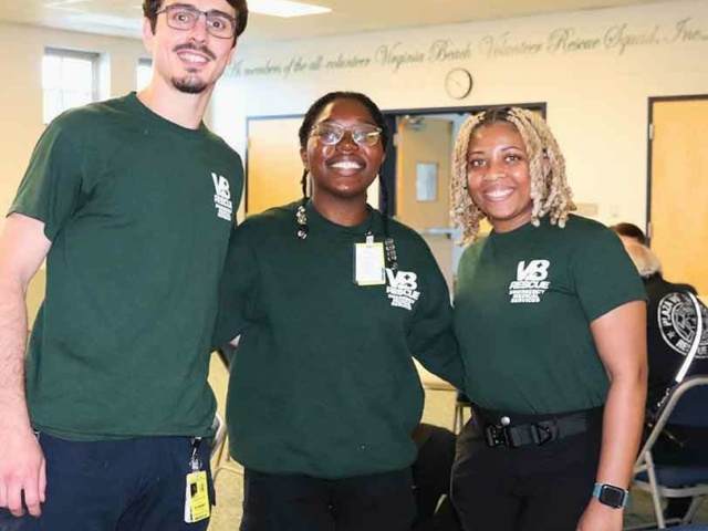 Students from EMT Academy 79 were able to partake in EMS Week celebrations