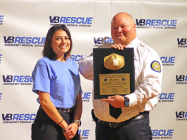 Paramedic Receiving Award