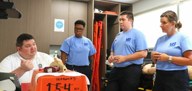 Paramedics Receiving Training