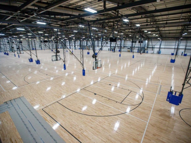 Sports Center basketball courts