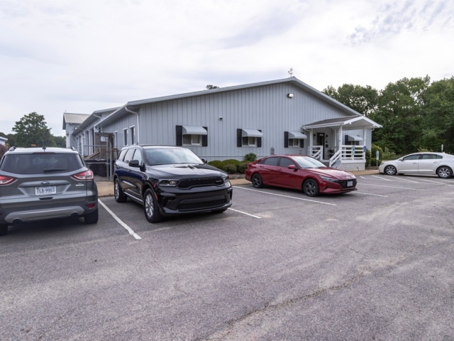 Waste Management parking lot