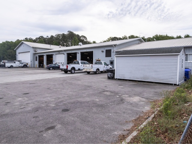 Waste Management vehicle yard