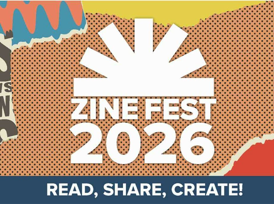 Zine fest banner read share create