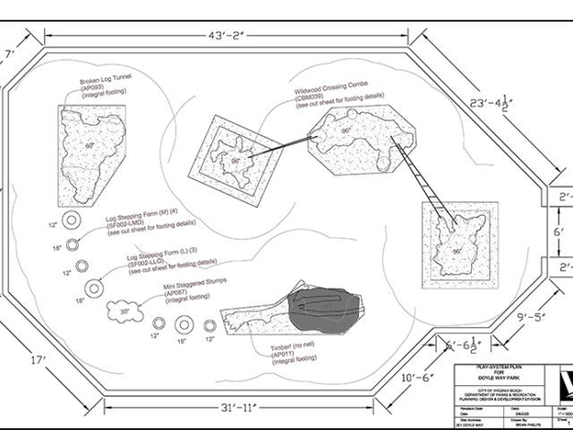 Doyle Way Park 2 D layout