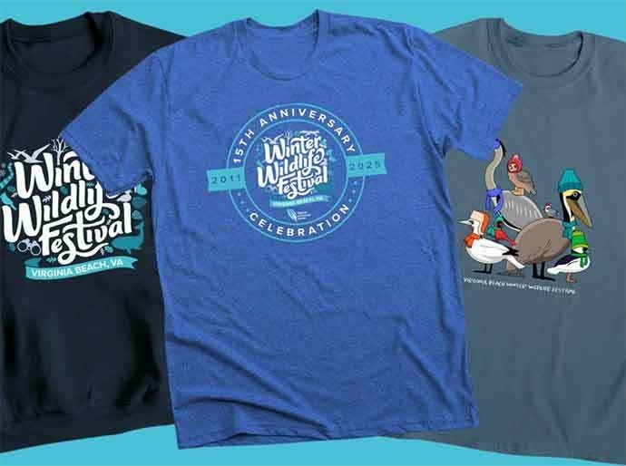 Winter Wildlife Festival tshirts