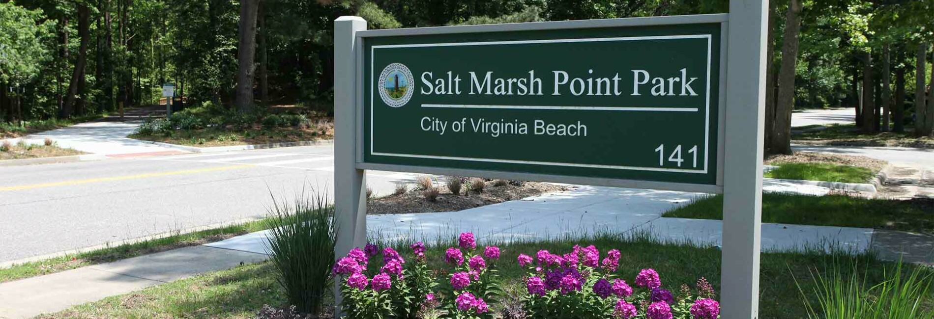 Salt Marsh P Oint Park sign