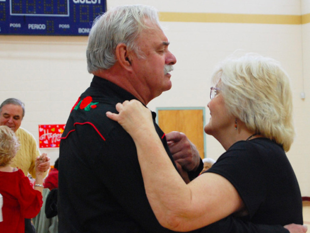Seniors Slow Dancing