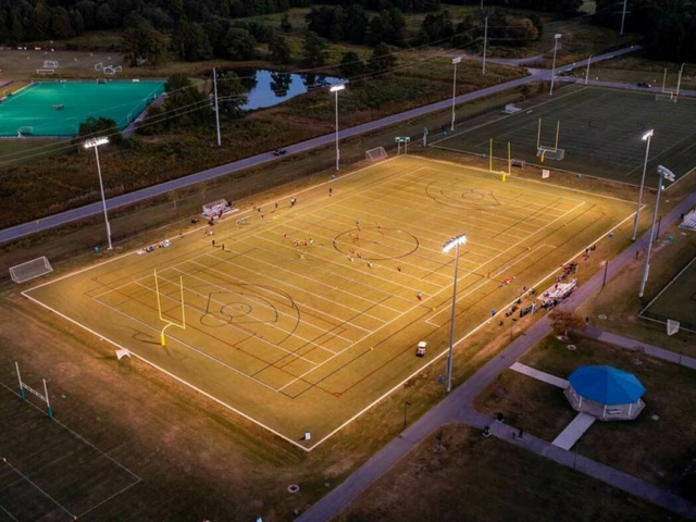 PAAC Gallery Football Field Aerial View