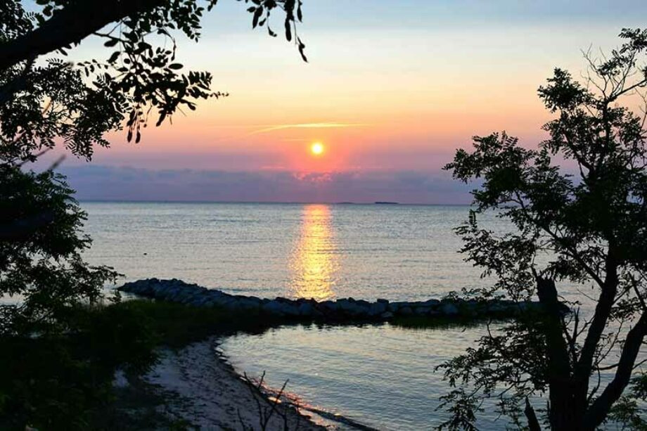 Week 14 Vibrant Sunset over the Chesapeake Bay