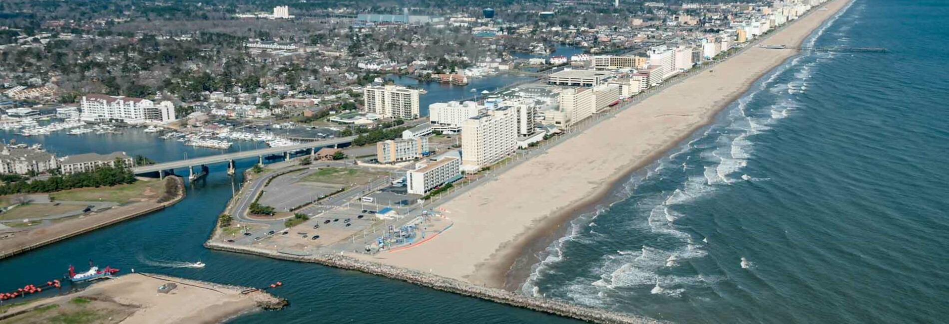 Rudee Loop and the oceanfront