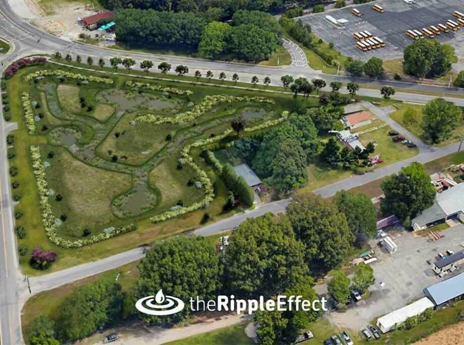 Rendering of First Colonial Road and Oceana Boulevard Drainage Improvements Project carousel