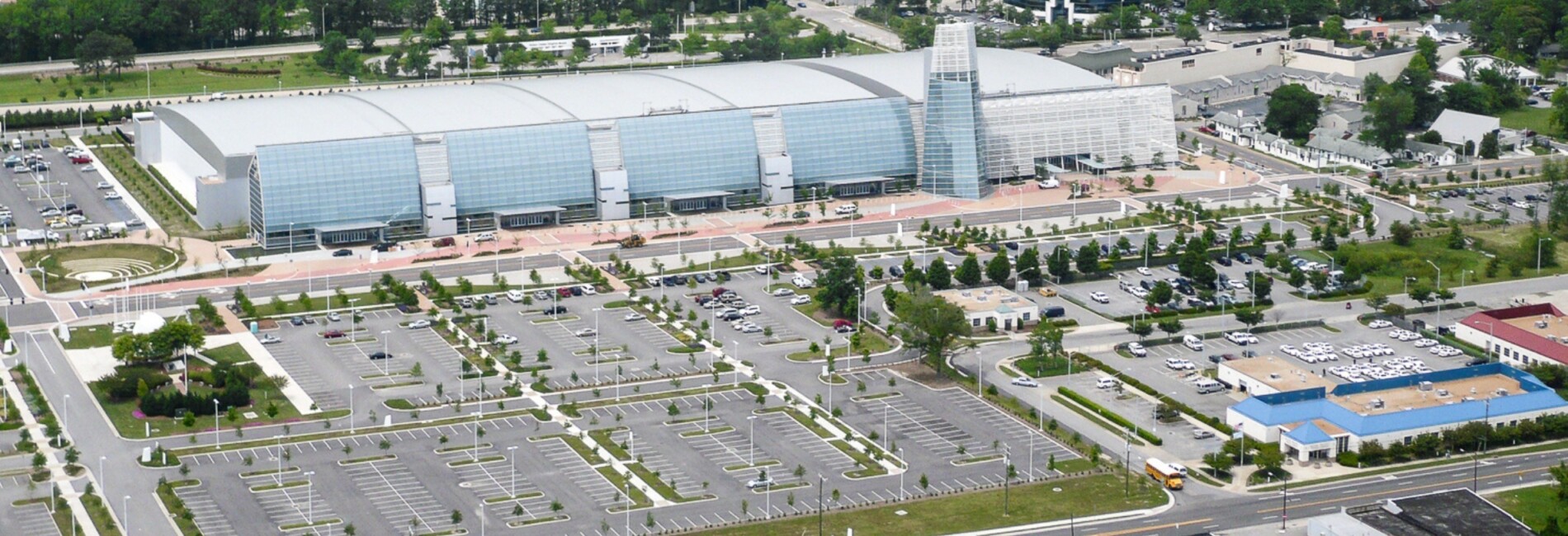 Virginia Beach Convention Center and Sports Center parking lots