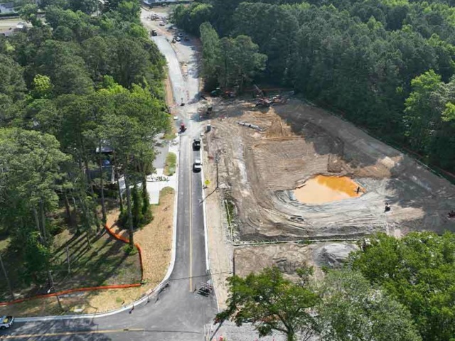 Photo 5 New roadway section between Stumpy Lake and Indian River Road