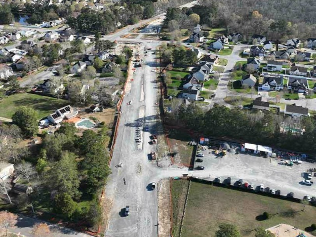 2 New roadway section between Savannah Trail and Orchard Hill Lane