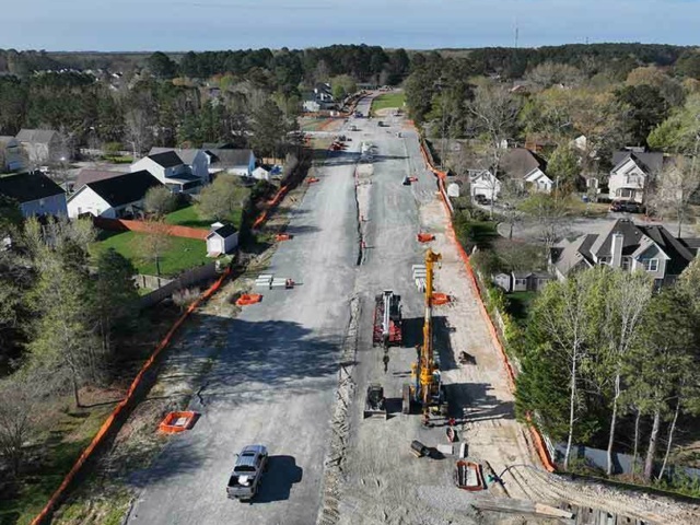 3 New roadway section between Savannah Trail and Orchard Hill Lane