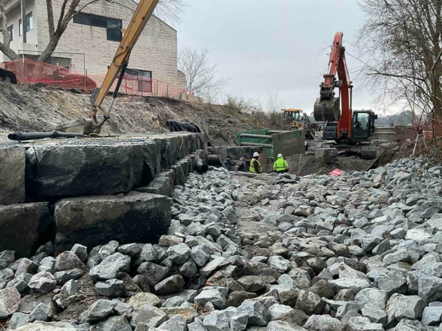 Firgure 4 Imbricated Rock Wall