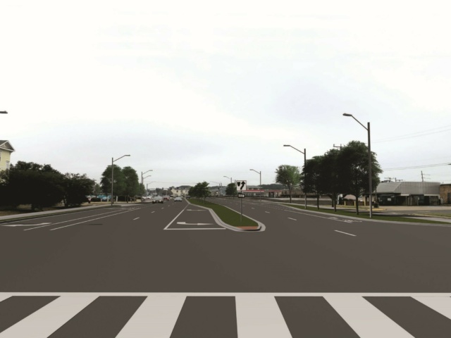 Shore Drive improvements street view after